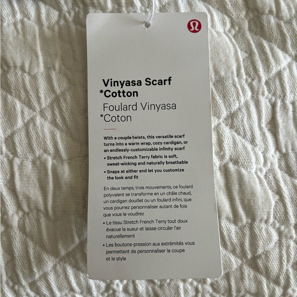 Lululemon Vinyasa Scarf Evergreen Camo Green One Size Wrap Versatile Stretch - Picture 8 of 9